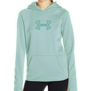 UNDER ARMOUR Women's Aqua Falls Logo Hoodie Size M